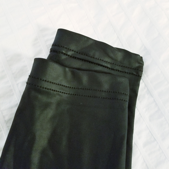 3/$45 American Apparel I Faux Leather Leggings Black - Picture 2 of 5